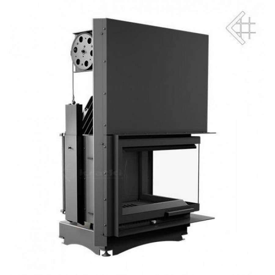 Каминная топка Kratki Zuzia/P/BS/G (угловое стекло справа,гильотина) Амазонка бай фото в Гродно