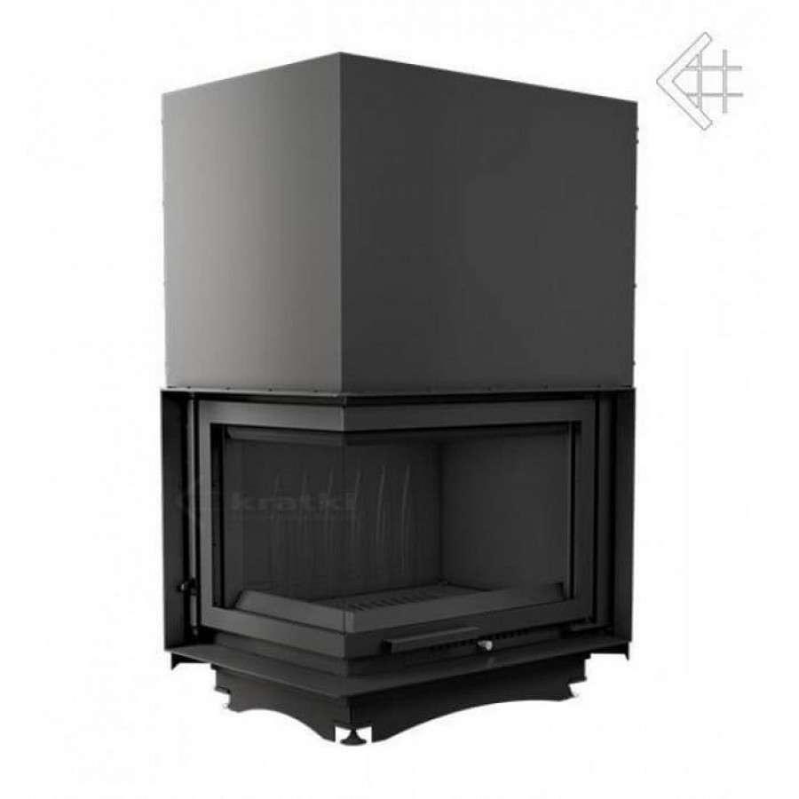 Каминная топка Kratki Zuzia/L/BS/G (угловое стекло слева, гильотина) Амазонка бай фото в Гродно