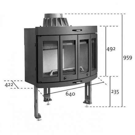 Каминная топка Jotul I400 Harmony в Гродно
