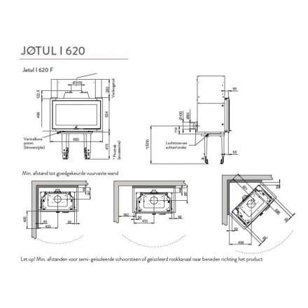 Каминная топка Jotul I 620 F в Гродно