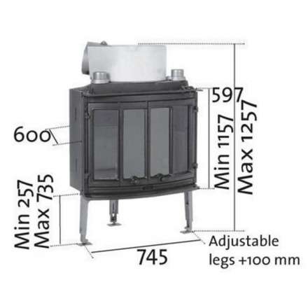 Каминная топка Jotul I 18 Harmony в Гродно