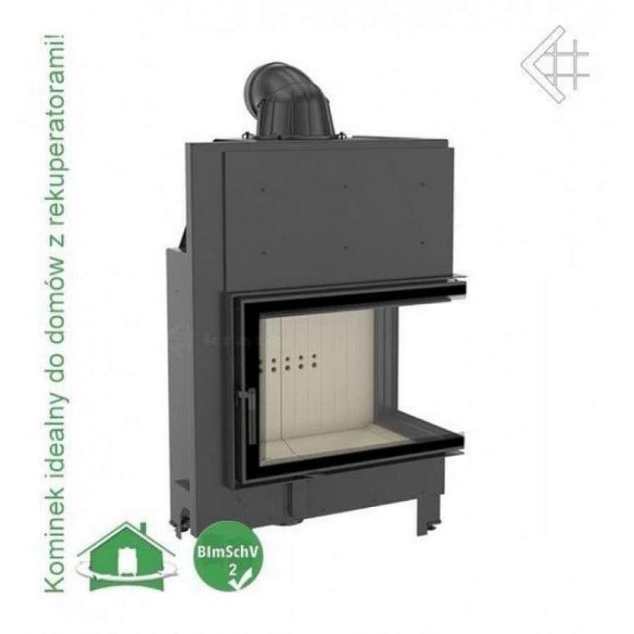 Каминная топка Kratki MBA/P/BS (угловое стекло справа) Амазонка бай фото в Гродно