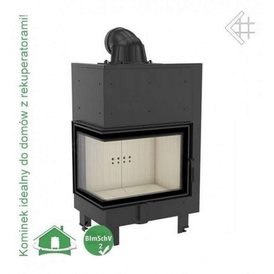 Каминная топка Kratki MBZ/L/BS (угловое стекло слева) Амазонка бай фото в Гродно