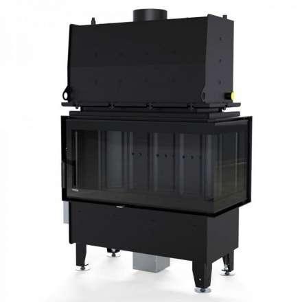 Каминная топка Defro Home RIVA ME BL SHORT угловая, с водяным контуром в Гродно