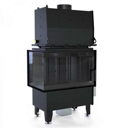 Каминная топка Defro Home RIVA SM BL SHORT угловая, с водяным контуром в Гродно