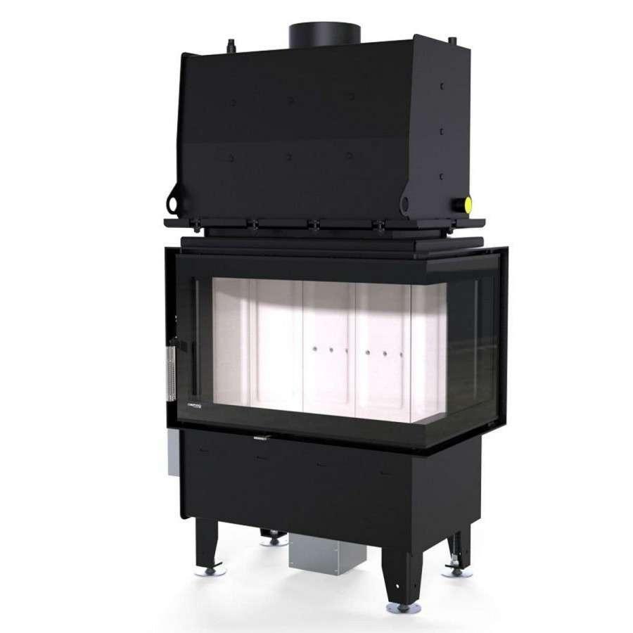 Каминная топка Defro Home RIVA SM BP SHORT угловая, с водяным контуром Амазонка бай фото в Гродно