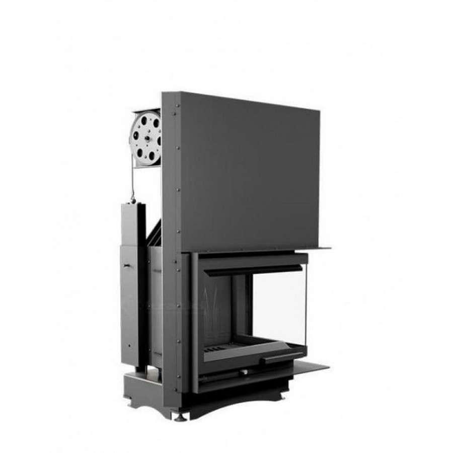 Каминная топка Kratki Maja/P/BS/G (угловое стекло справа,гильотина) Амазонка бай фото в Гродно