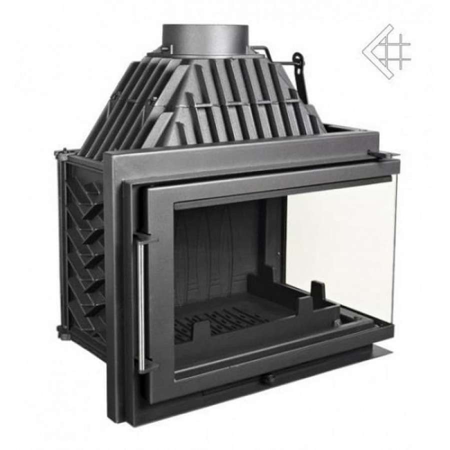 Каминная топка Kratki Zuzia/P/BS (угловое стекло справа) Амазонка бай фото в Гродно