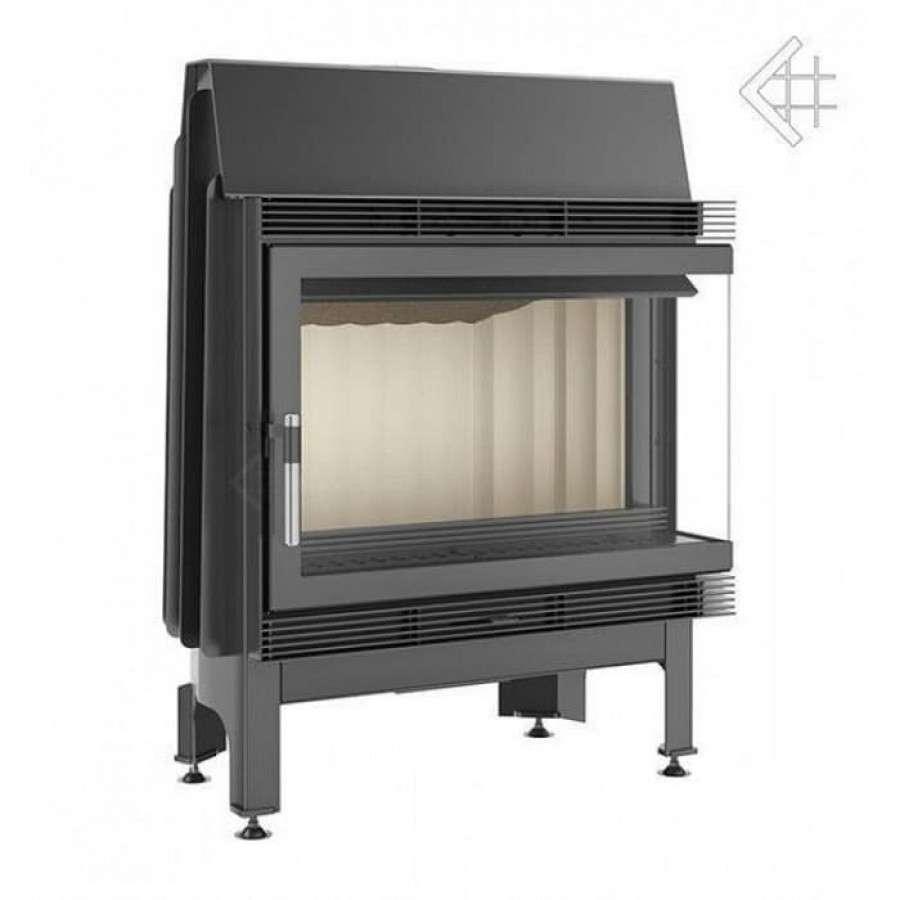 Каминная топка Kratki Blanka/670/570/P/BS (угловое стекло справа) Амазонка бай фото в Гродно