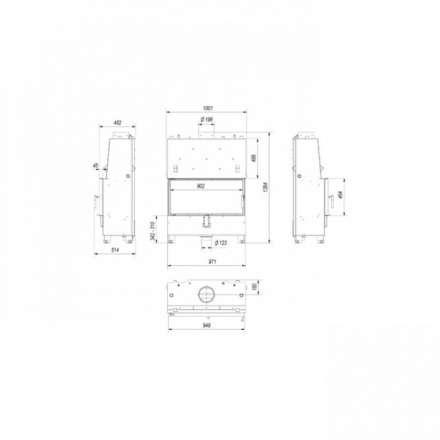 Каминная топка Kratki Lucy/PW/20/W в Гродно