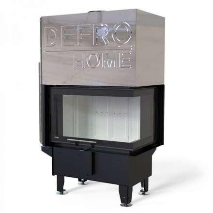 Каминная топка DEFRO HOME RIVA SM BL G SHORT угловая с водяным контуром и подъемом стекла вверх в Гродно