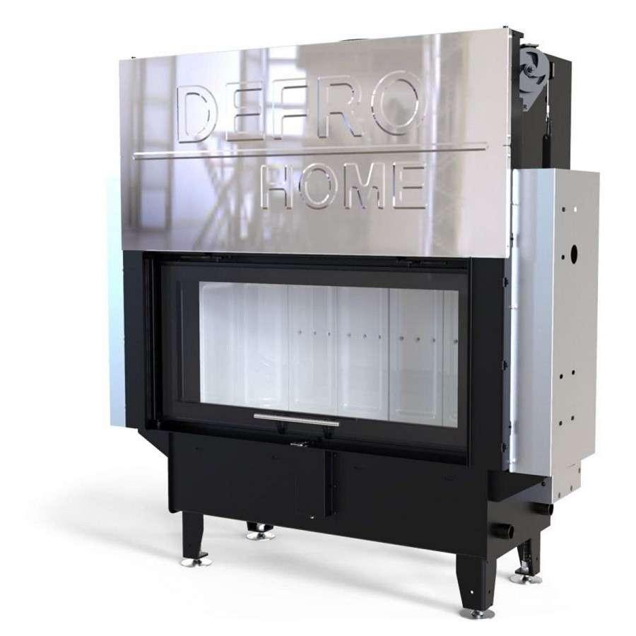 Каминная топка Defro Home RIVA LA G SHORT с водяным контуром и подъемом стекла вверх Амазонка бай фото в Гродно