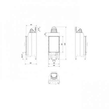 Каминная топка Kratki Nadia/9 в Гродно