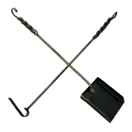 Набор кочерга и совок Везувий кованный купить в Гродно