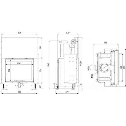 Каминная топка PORTAL ME G в Гродно