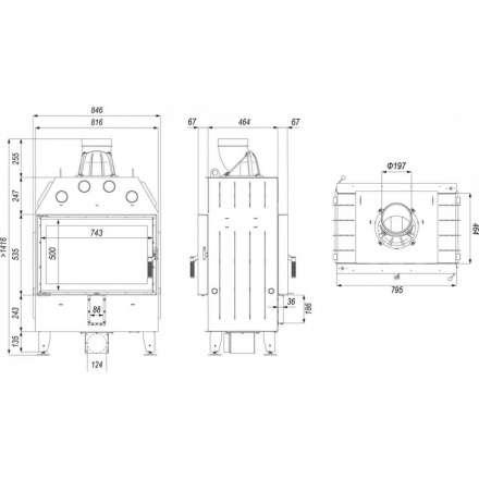 Каминная топка DEFRO HOME INTRA ME T в Гродно