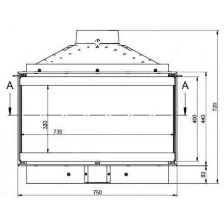 Каминная топка KFD ECO iMAX 7 3F standard в Гродно