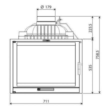 Каминная топка NORDflam LB CDP в Гродно