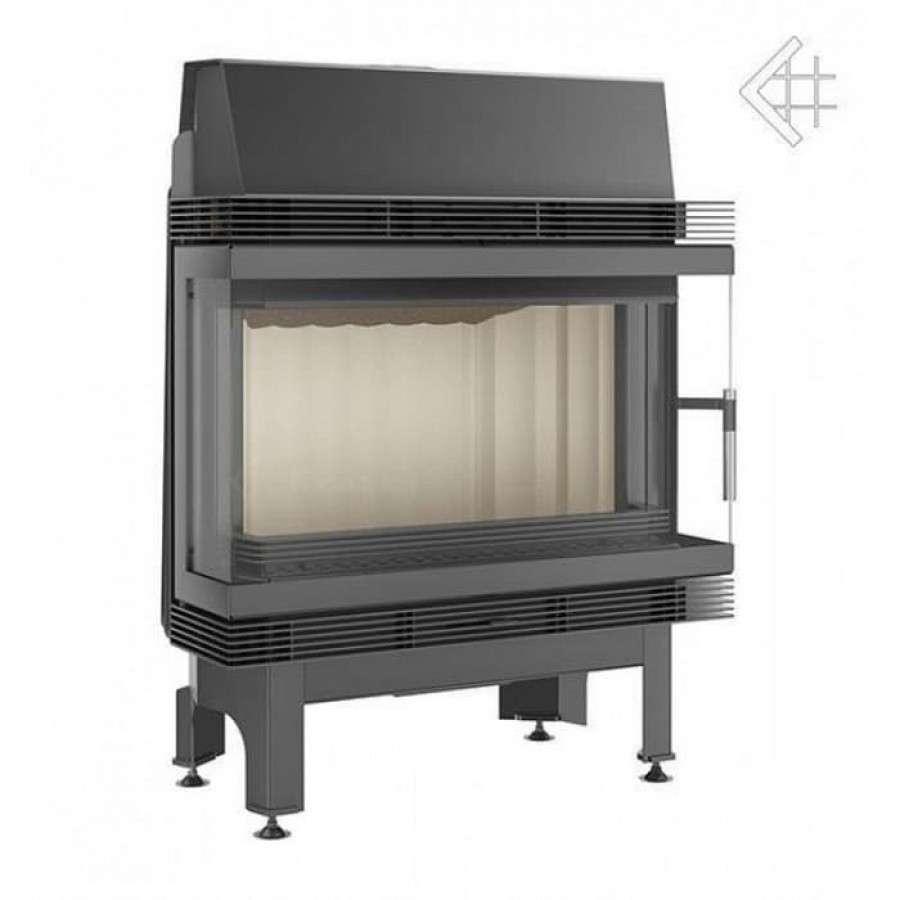 Каминная топка Kratki Blanka 670/570/LP/BS (угловое стекло слева-справа) Амазонка бай фото в Гродно