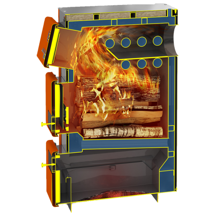 Твердотопливный котел Теплодар Куппер ПРО-22 (2.0) Амазонка бай фото в Гродно