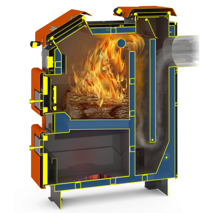 Твердотопливный котел Теплодар Куппер Эксперт 22 (2.0) Амазонка бай фото в Гродно