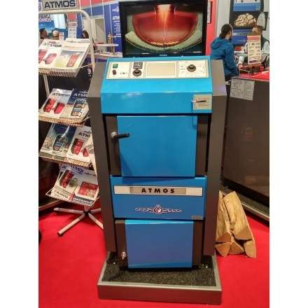 Твердотопливный котёл Atmos DC 32 S с горелкой и бункером Амазонка бай фото в Гродно