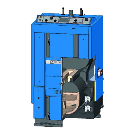 Твердотопливный котёл Atmos DC150 в Гродно