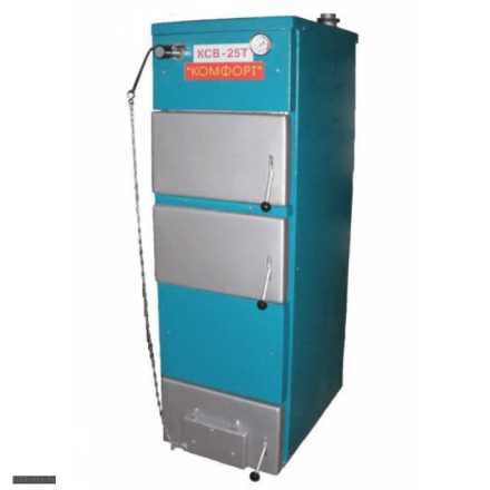 Твердотопливный котел Метромаш Комфорт КСВ-25Т Амазонка бай фото в Гродно