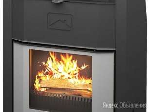 Стальная печь-камин со стеклом Теплодар Сиеста 30 фото в Гродно