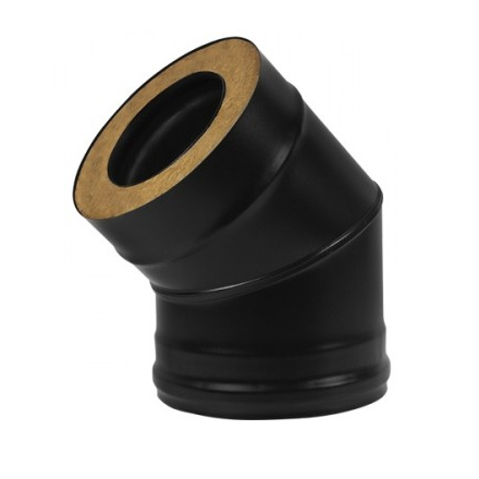 Сэндвич-отвод 45° Black Везувий купить в Гродно