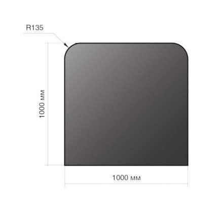 Лист напольный сталь Везувий R135 в Гродно