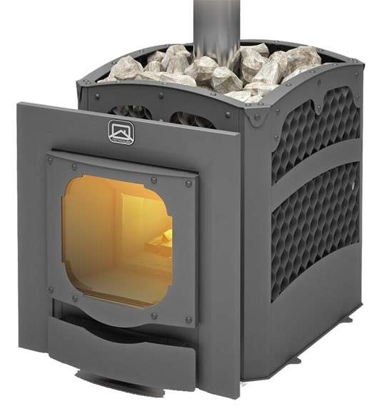 Печь для бани Теплодар Былина-Сетка-24 Ч Панорама (1.1) (без дверцы) Амазонка бай фото в Гродно