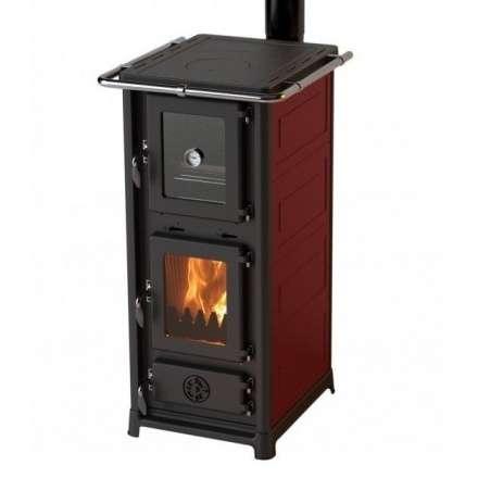 Печь-камин MBS Olympia Plus бордовая Амазонка бай фото в Гродно