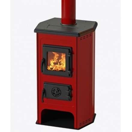 Печь-камин MBS Hit красный фото в Гродно
