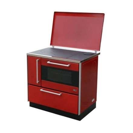 Плита на дровах MBS Royal 720 Plus P (с крышкой) красная Амазонка бай фото в Гродно