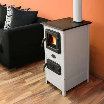 Печь-камин MBS Hera Plus белый в Гродно