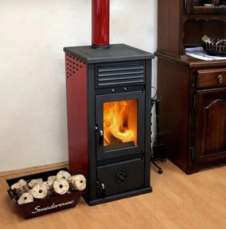 Купить Печь-камин MBS Vesta Plus красная в Гродно в Гродно