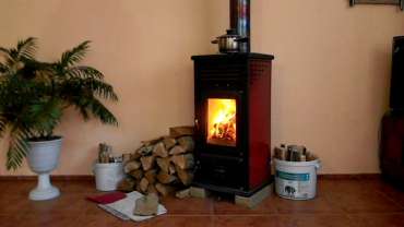 Купить Печь-камин MBS Vesta Plus красная в Гродно в Гродно