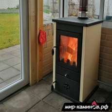 Печь-камин MBS Vesta Eco кремовая в Гродно