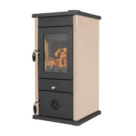 Печь-камин MBS Thermo Vesta Plus кремовая (с водяным контуром) фото в Гродно
