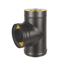 Сэндвич-тройник 90° BLACK AISI 430-0,8 мм утепл. 50 мм купить в Гродно