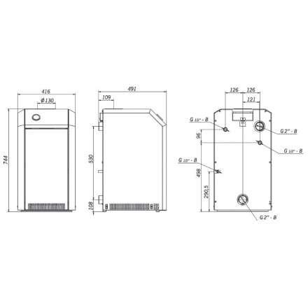 Газовый котел Лемакс Премиум 16 в Гродно