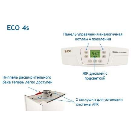 Газовый котел Baxi ECO 4S 10F в Гродно