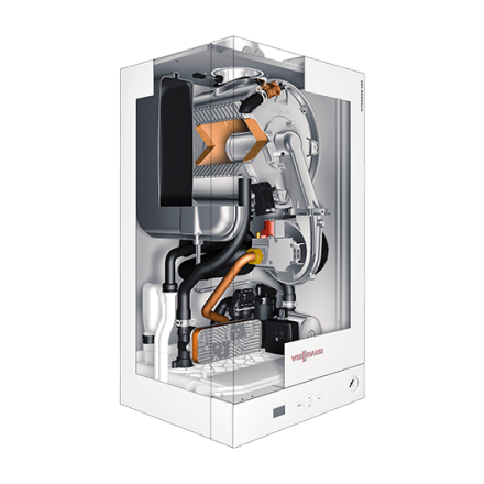 Конденсационный котел Viessmann Vitodens 50-W BPJD 24 кВт двухконтурный в Гродно