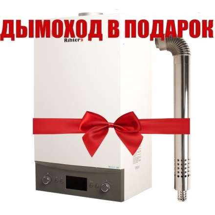 Газовый котел Rihters Econom 26 с дымоходом в Гродно