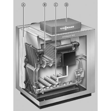 Газовый котел Viessmann Vitogas 100-F 42 в Гродно