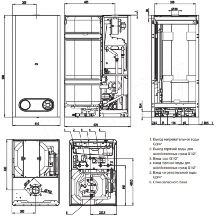 Газовый котел Protherm Тигр 24 KTZ в Гродно