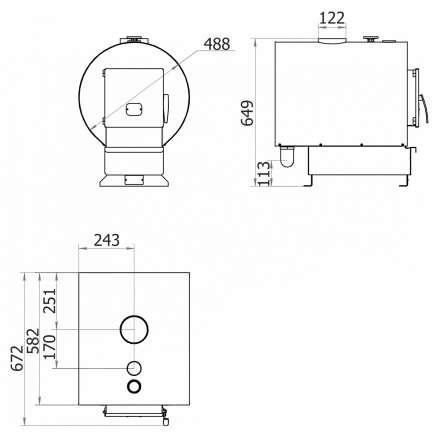 Твердотопливный котел Теплодар Куппер Уют-10 в Гродно